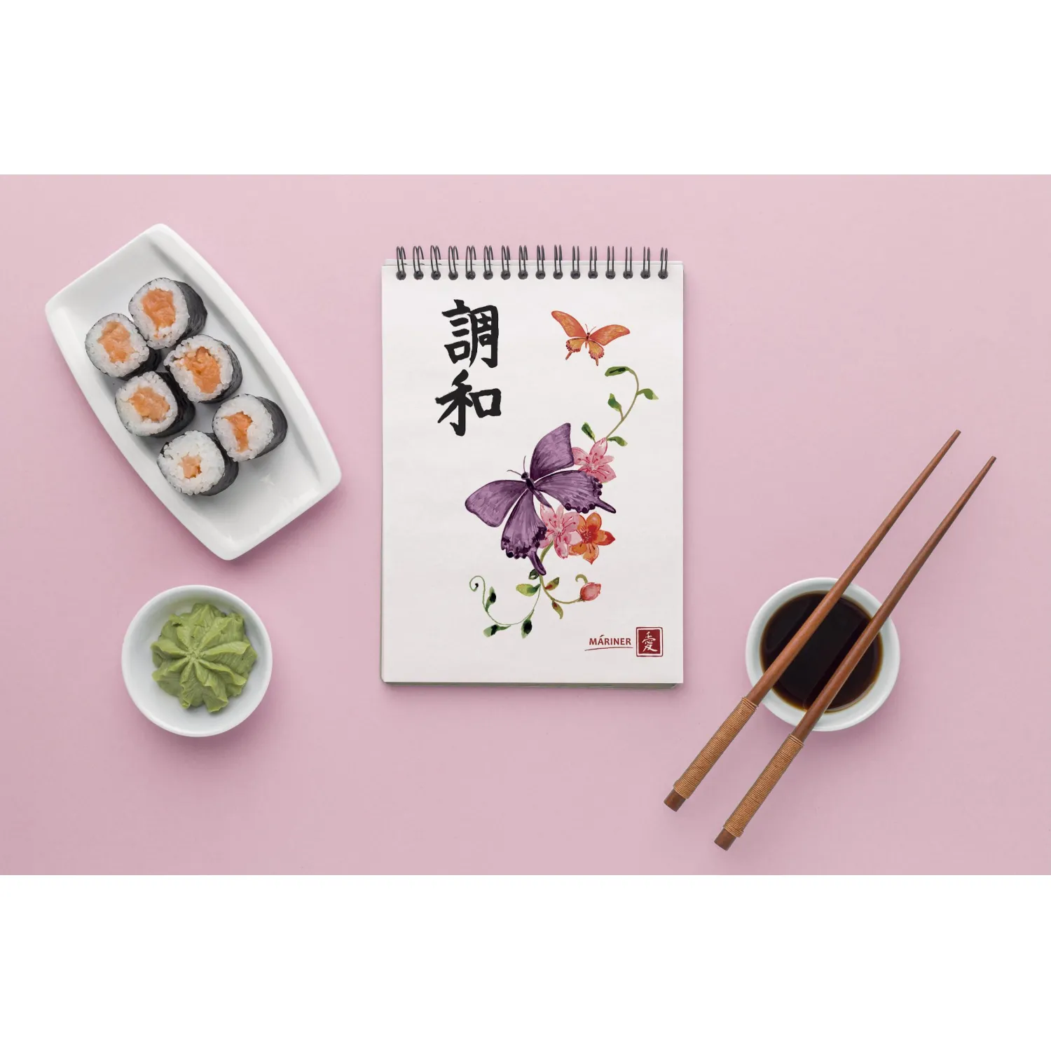 Блокнот А5 100л Mariner Япония клетка, обложка картон,спираль 0024 - фото 11