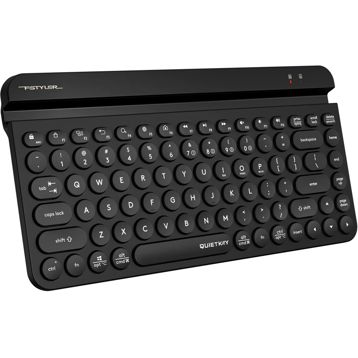 Клавиатура A4Tech Fstyler FBK30 черный USB BT/Radio slim(FBK30 BLACK) - фото 3