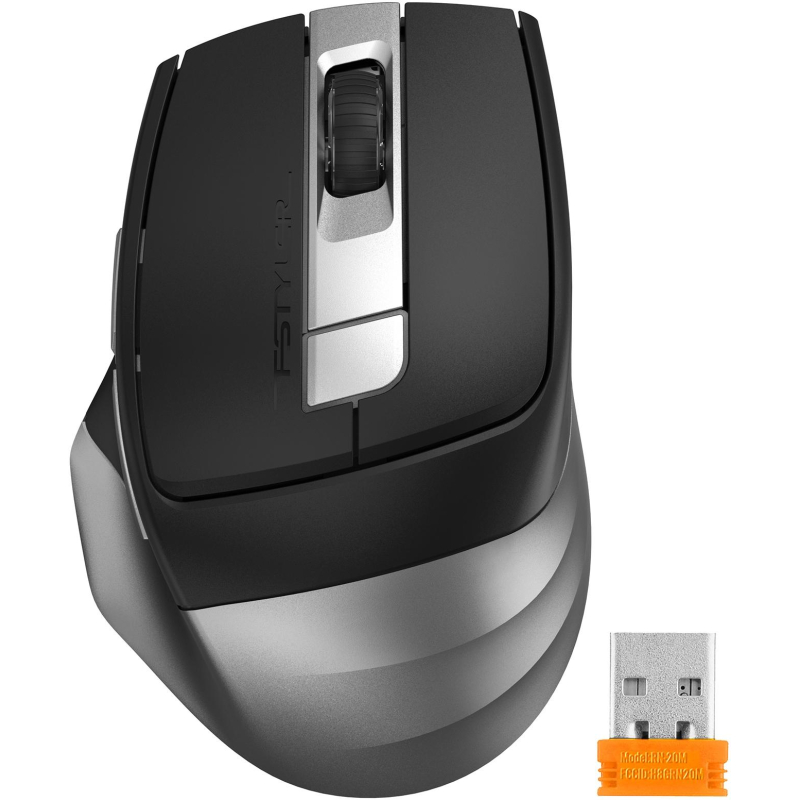 Мышь компьютерная A4Tech Fstyler (FB35C  SMOKY GREY) оптич/2400dpi/6but - фото 2