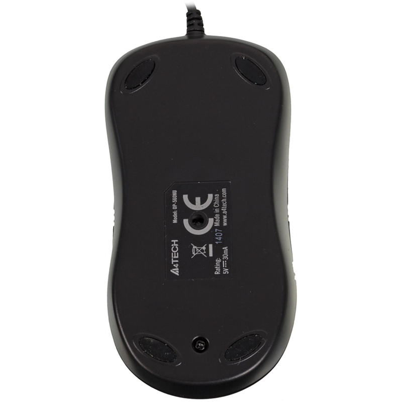 Мышь компьютерная A4Tech V-Track Padless (OP-560NU) черн оптич 1200dpi/3but - фото 3