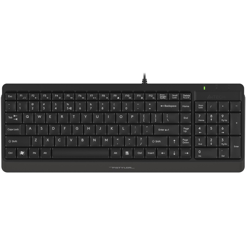 Набор клавиатура+Мышь A4Tech Fstyler F1512 USB (F1512 BLACK) - фото 3