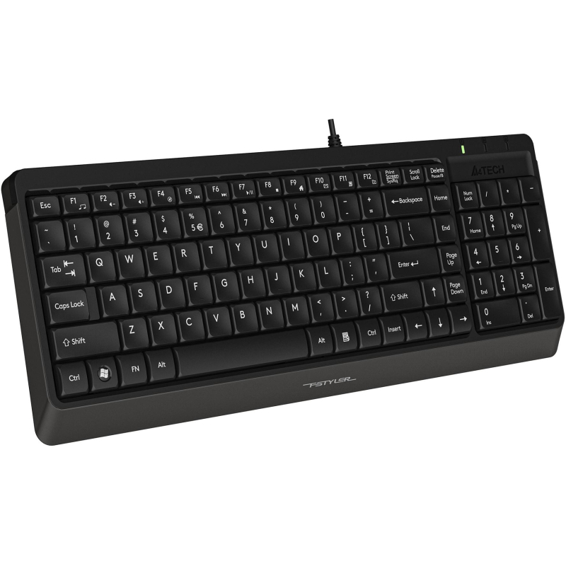 Набор клавиатура+Мышь A4Tech Fstyler F1512 USB (F1512 BLACK) - фото 4