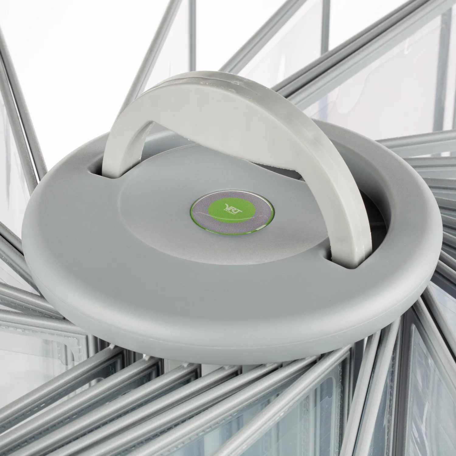 Демосистема настольная А4, 30 рамок, серый с серыми кантами - фото 10