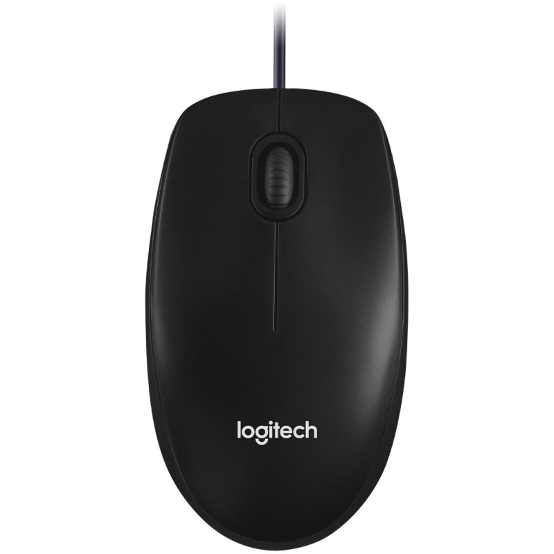 Мышь компьютерная Logitech USB  WIRED M100R DARK/GREY (910-006765) - фото 2