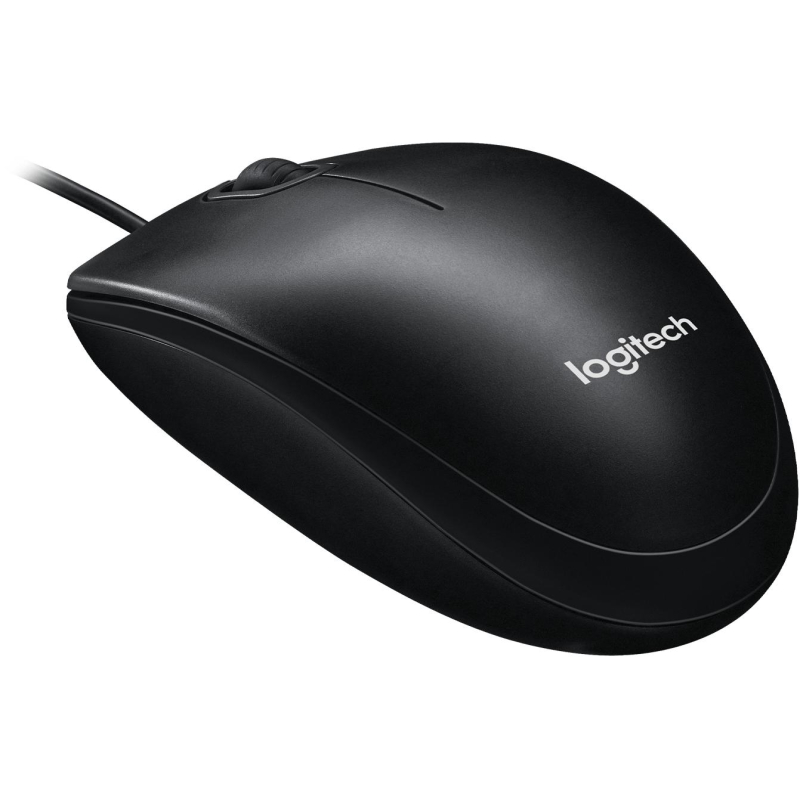 Мышь компьютерная Logitech USB  WIRED M100R DARK/GREY (910-006765) - фото 3