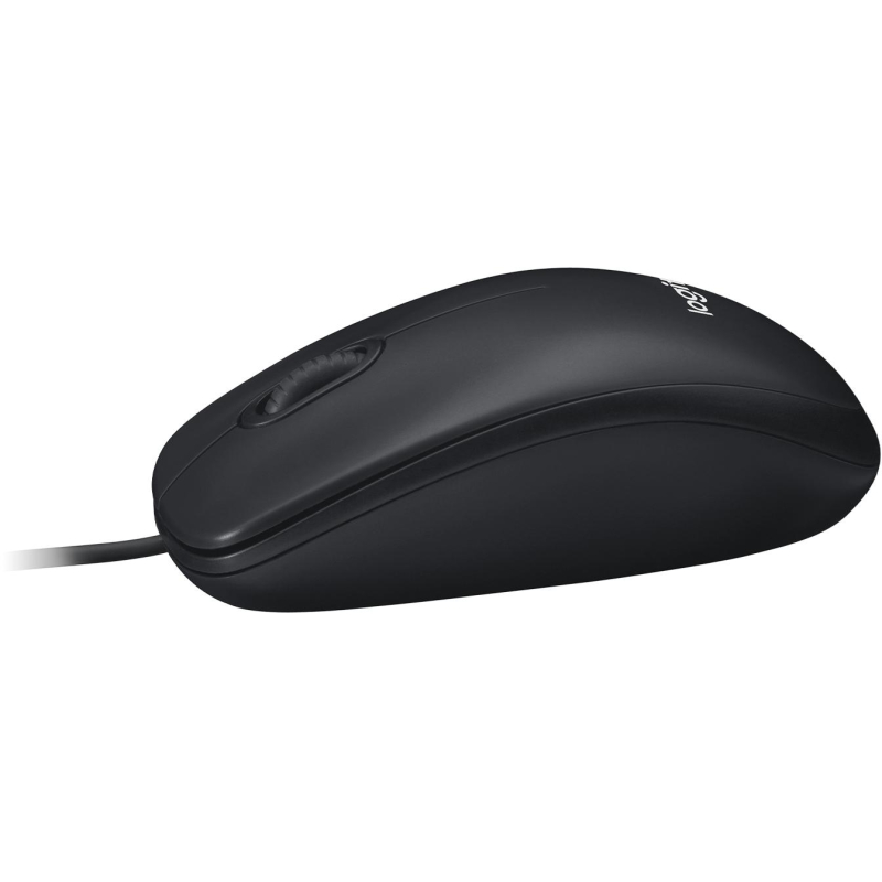 Мышь компьютерная Logitech USB  WIRED M100R DARK/GREY (910-006765) - фото 4