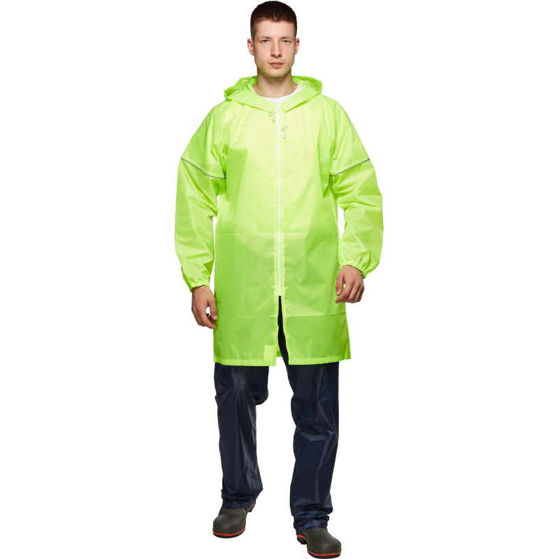 Плащ -дождевик Ивент Блик флюр желт. XXL (60-62) - фото 4
