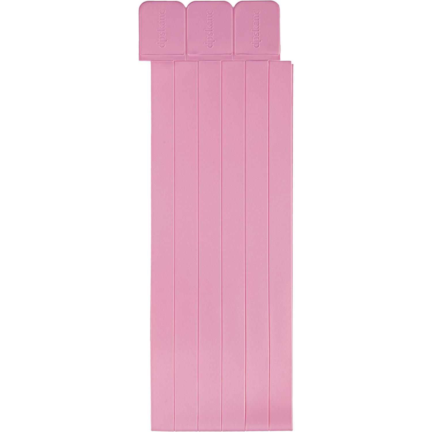 Закладки самоклеящиеся для книг, прямые,наб.6 шт,350мкм,светло-роз,2921-121 - фото 2