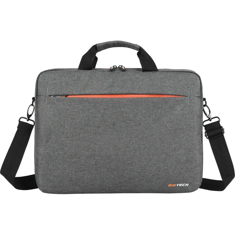 Сумка для ноутбука BigTech PM-210GY/BT-210GY серый - фото 1