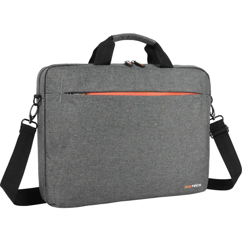 Сумка для ноутбука BigTech PM-210GY/BT-210GY серый - фото 2