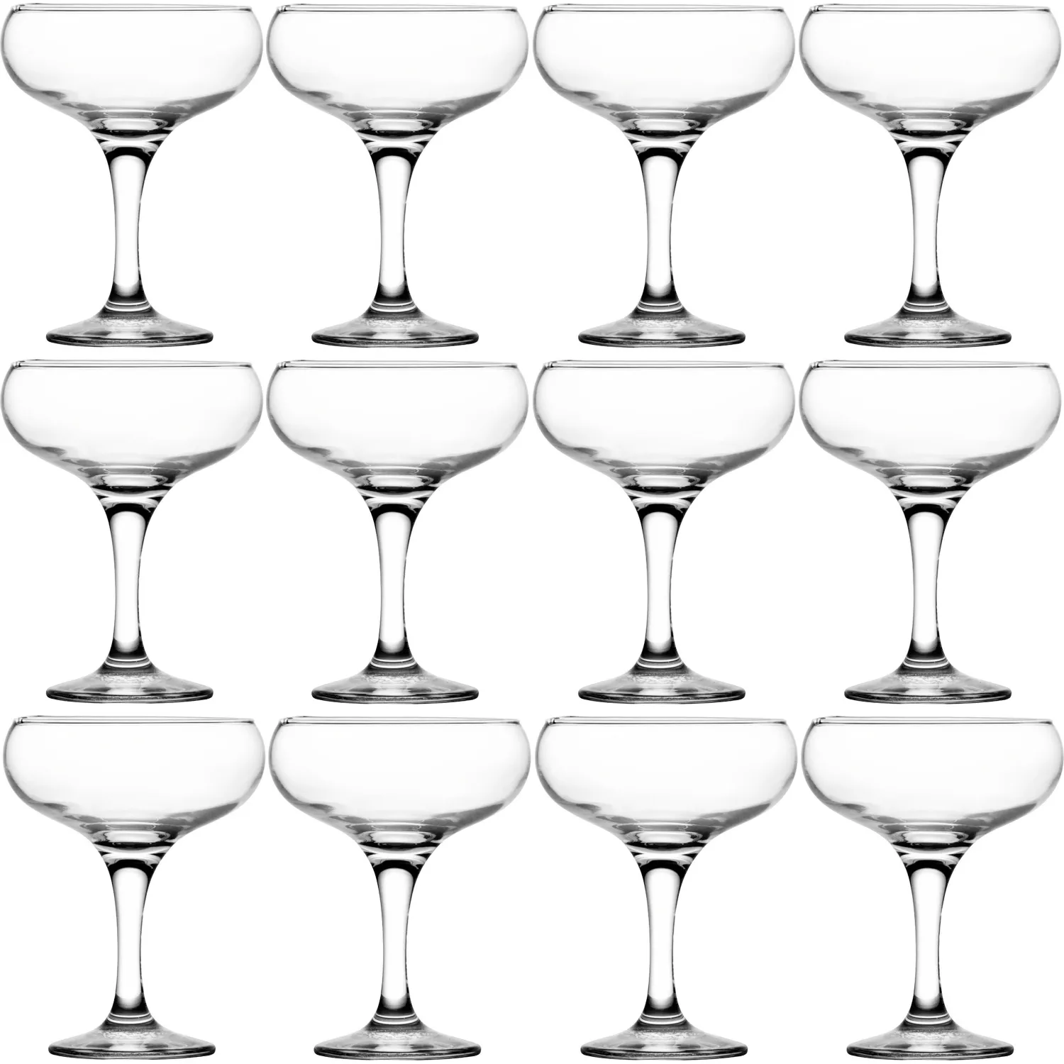 Бокал (шампанское) 260 мл. d=103 мм. h=133 мм. Бистро 12шт/уп - фото 1