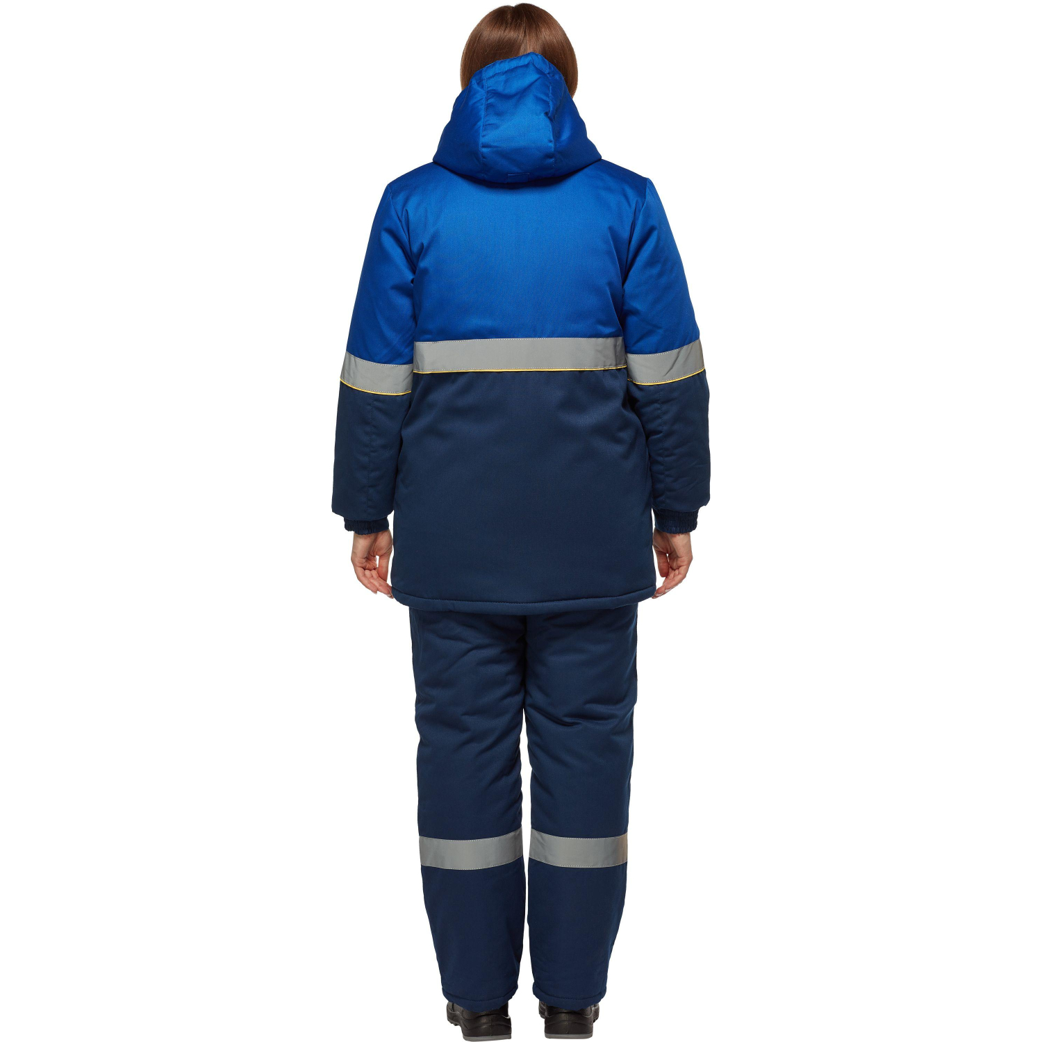 Костюм рабочий зимний жен з43-КПК син/вас (р.44-46) 158-164 (серия З) - фото 4