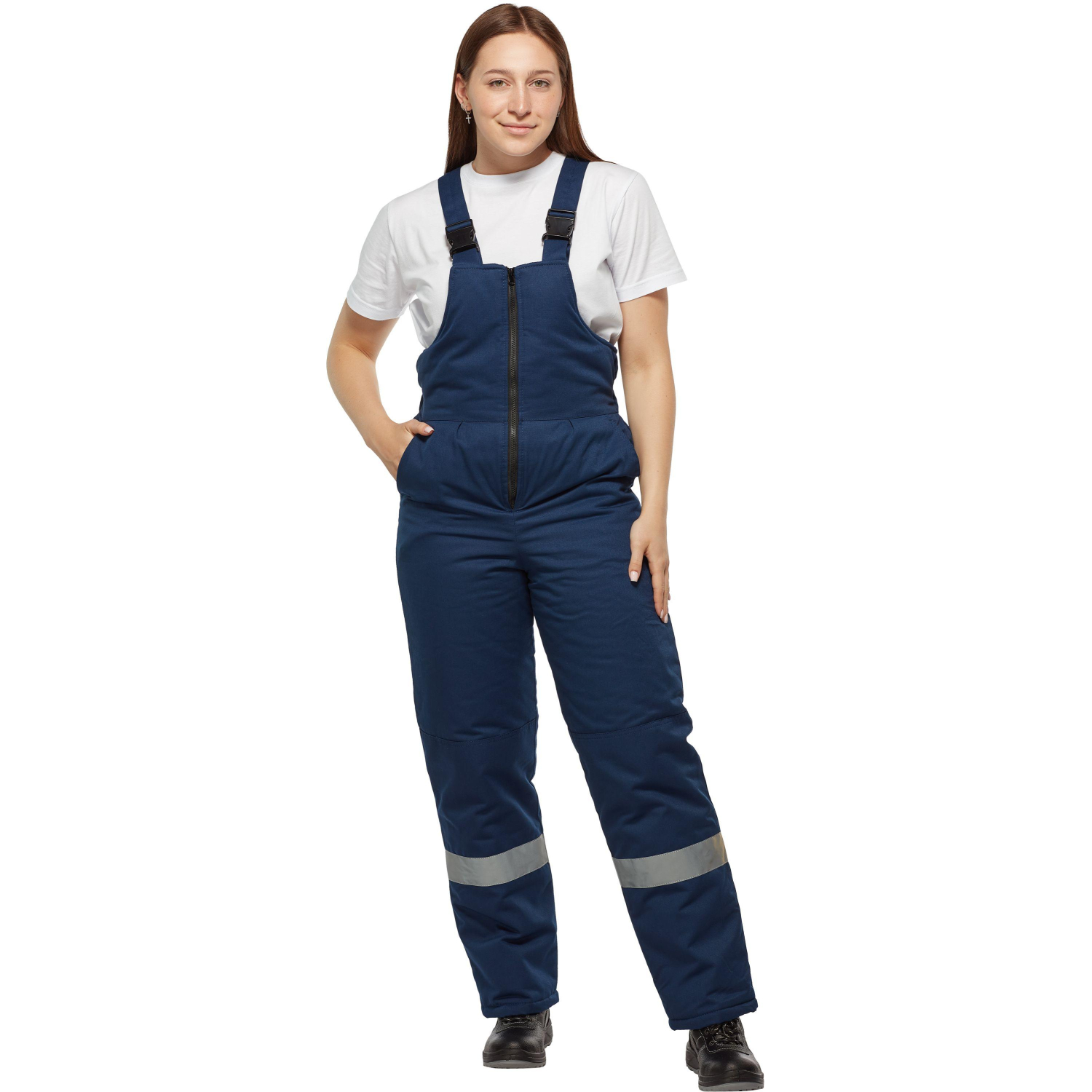 Костюм рабочий зимний жен з43-КПК син/вас (р.44-46) 158-164 (серия З) - фото 10