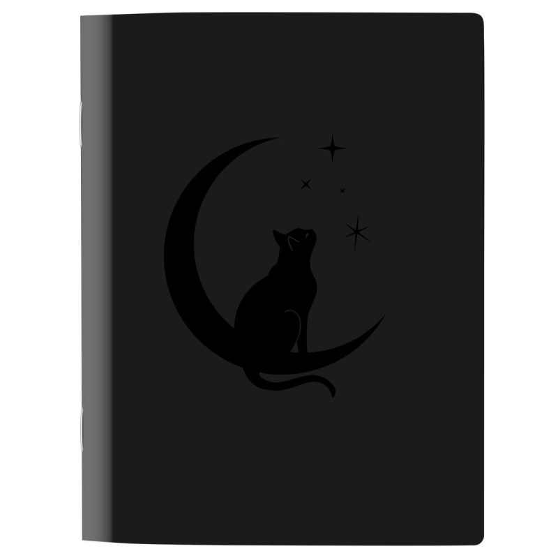 Тетрадь общая, Attache Selection Кошка 165x220 мм 48л. клетка скрепка - фото 1