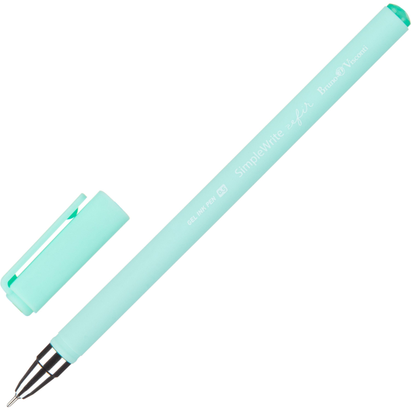 Ручка гелевая неавтомат. SimpleWrite ZEFIR 0,5мм черная,в асс 20-0294 - фото 5
