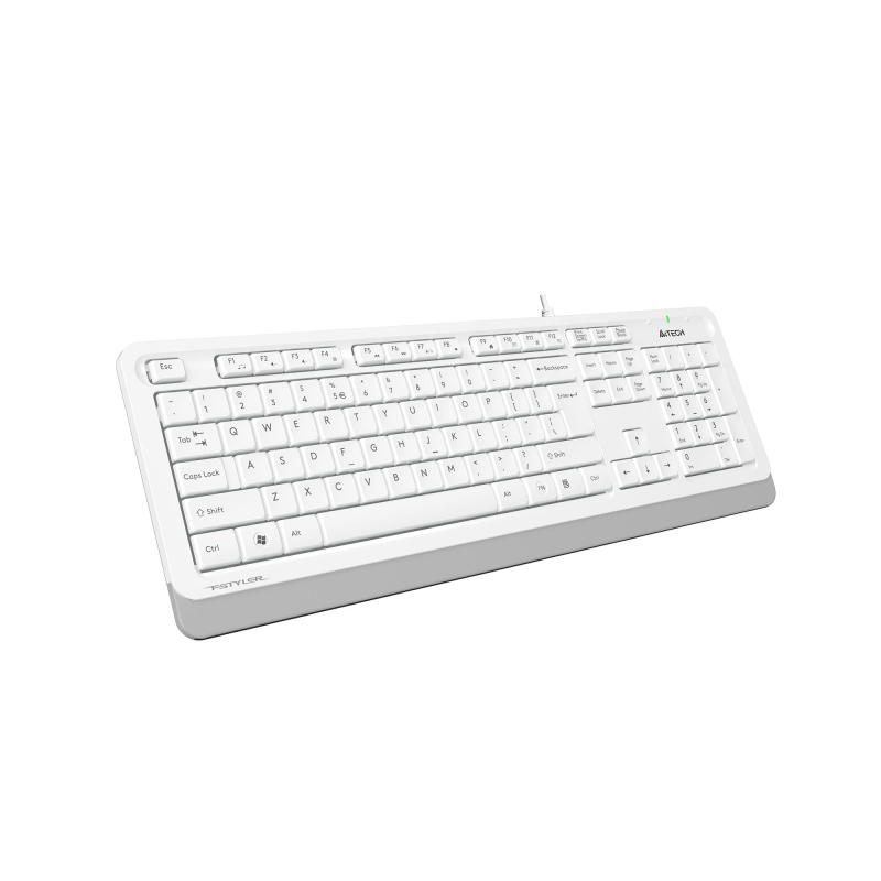 Набор клавиатура+мышь A4Tech Fstyler F1010 клав:бел/сер мышь:бел/сер USB - фото 3
