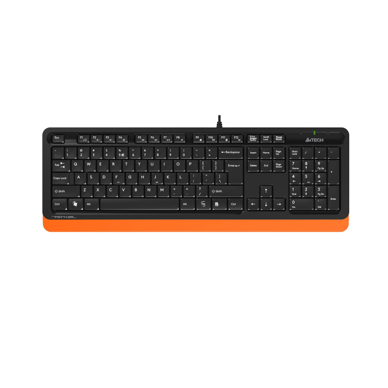 Набор клавиатура+мышь A4Tech Fstyler F1010 кл:черн/оранж м:черн/оранж USB - фото 5