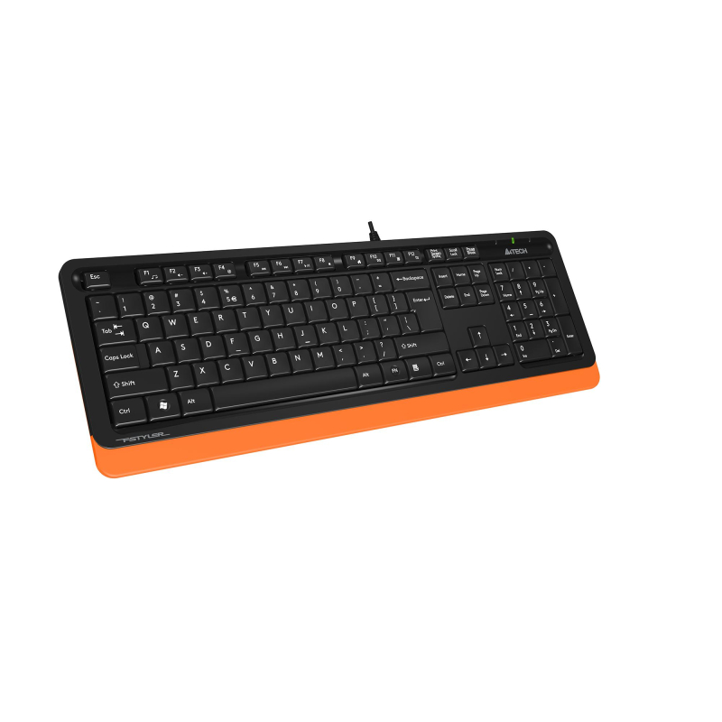 Клавиатура A4Tech Fstyler FK10 черный/оранжевый USB - фото 3
