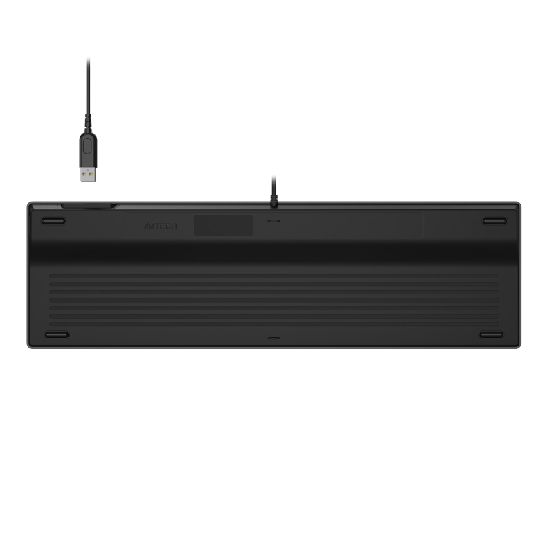 Клавиатура A4Tech Fstyler FX60H серый USB slim LED (FX60H GREY/WHITE) - фото 4