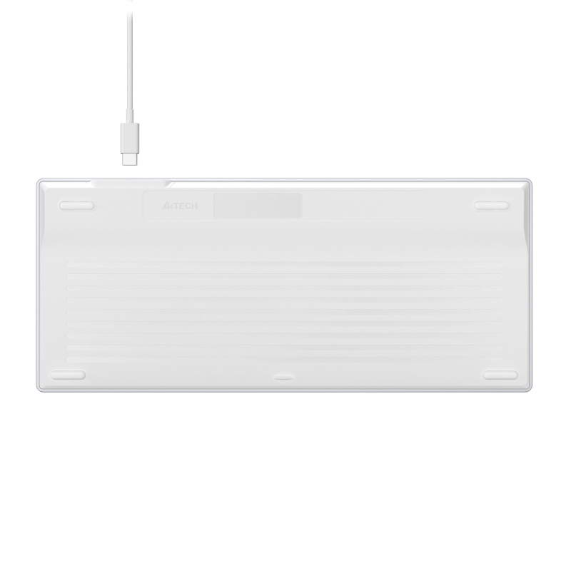 Клавиатура A4Tech Fstyler FX61 белый USB slim LED (FX61 WHITE) - фото 4