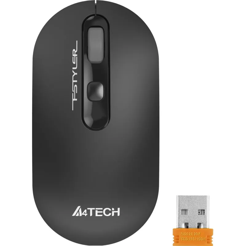 Мышь компьютерная A4Tech Fstyler FG20 серый оптическая (2000dpi) WLS (4but) - фото 3