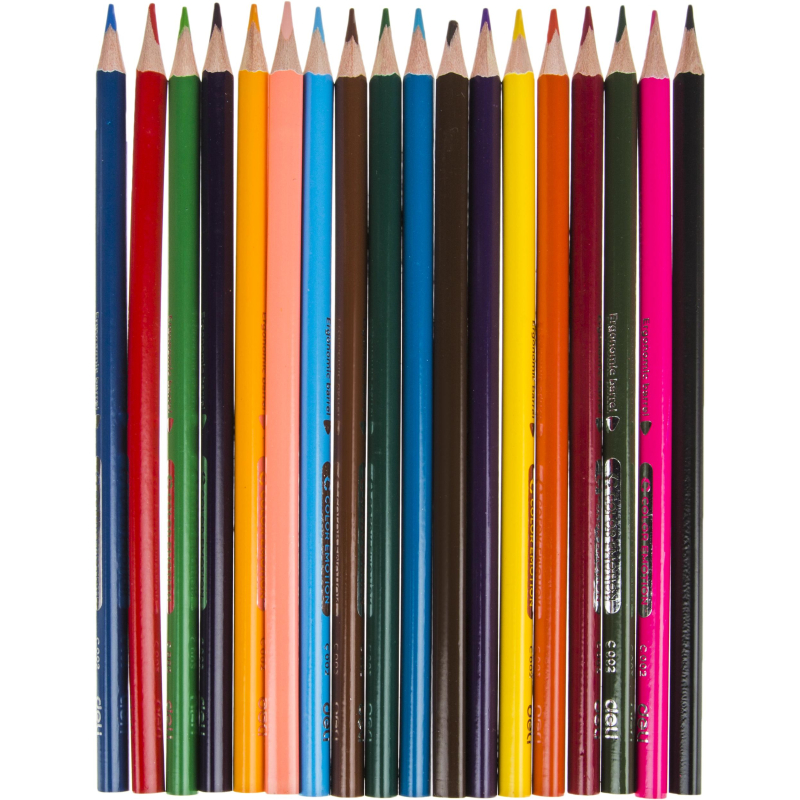 Карандаши цветные Deli Color Emotion EC00210 3-гран. липа 18цв/наб - фото 2