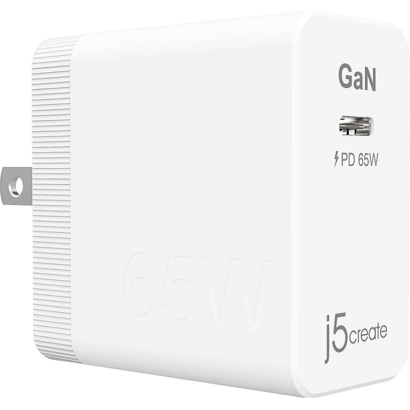Зарядное устройство j5create JUP1365, 65W GAN PD USB-C Mini Charger - фото 1