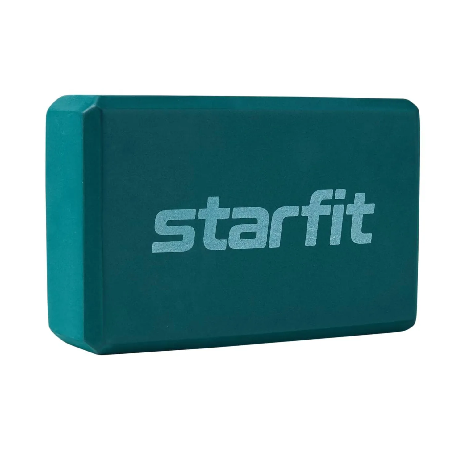 Блок для йоги STARFIT YB-200EVA,8см,22,5х15см,изумр,ЦБ-00001691/ЦБ-00003535 - фото 1