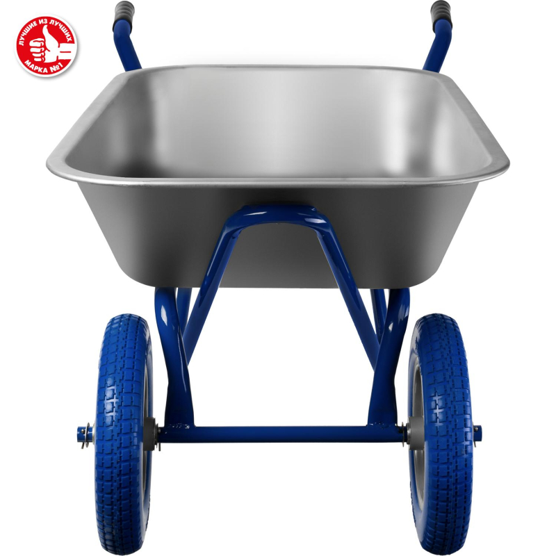 Тачка строительная двухколесная ЗУБР ПТ-300 110 л 240 кг - фото 2