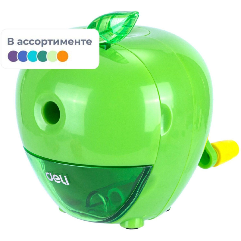 Точилка механическая Deli E0659, ABS пластик, 111x83x95 мм - фото 1