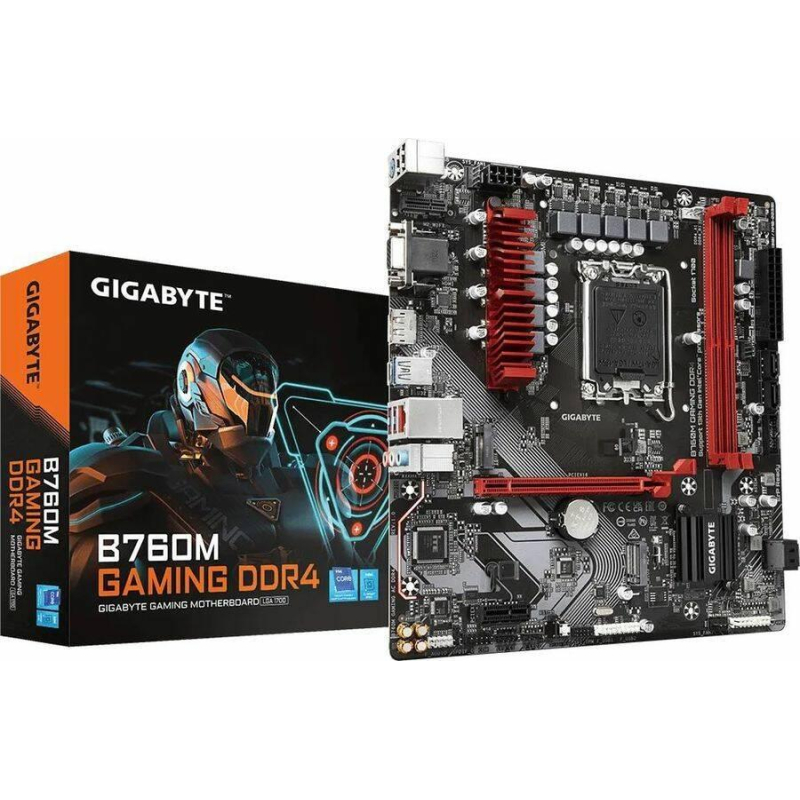 Материнская плата GIGABYTE B760M GAMING DDR4 s1700, 4xDDR4 mATX - фото 4