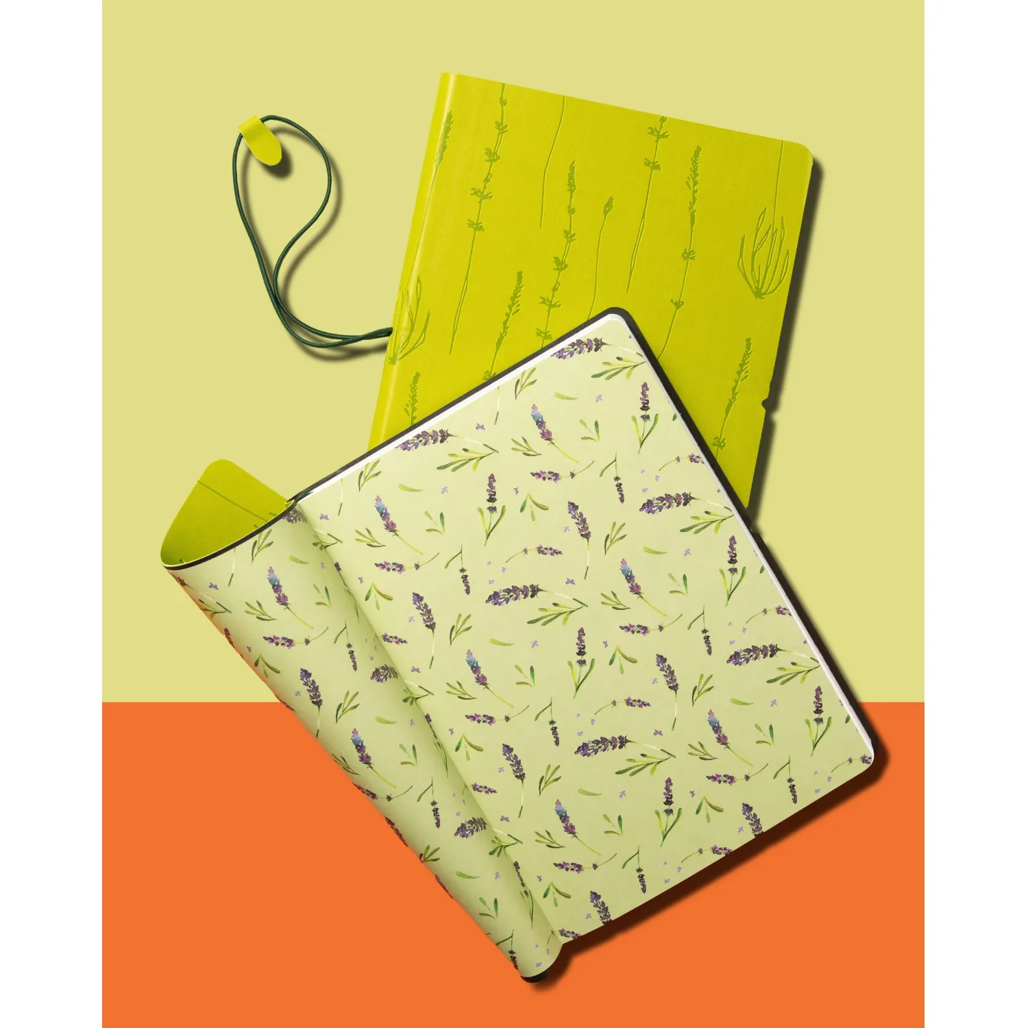 Блокнот А5 128л Attache Дикие травы клетк,мягк.обл,кожзам с блинт.тисн 3149 - фото 13