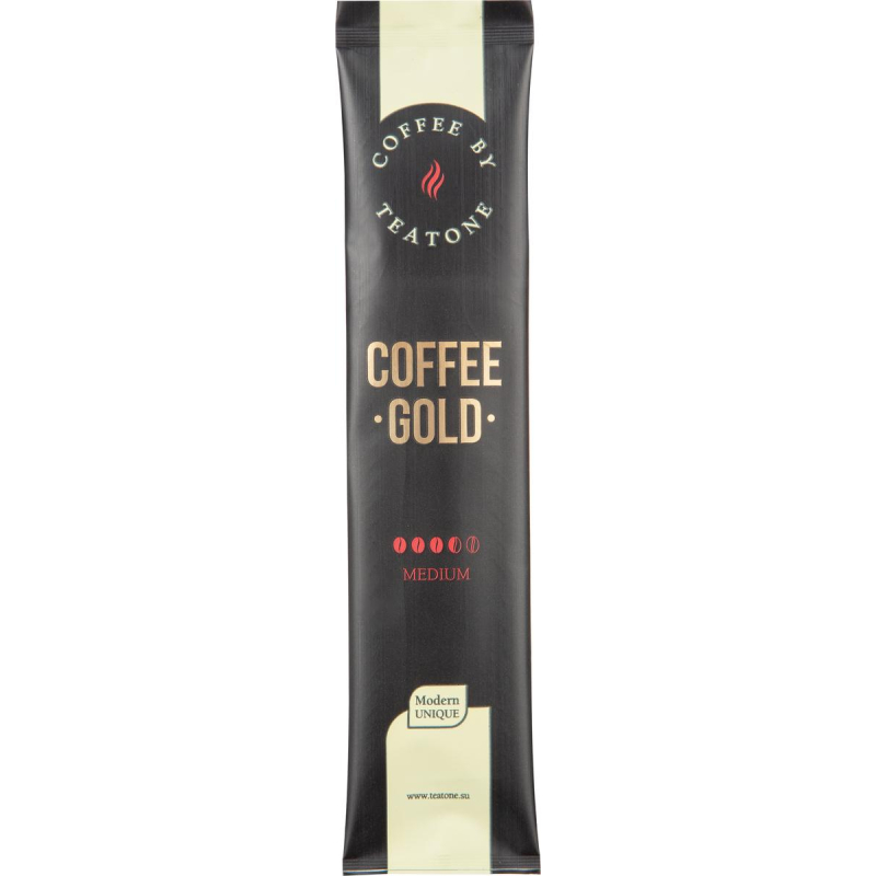Кофе растворимый в стиках Teatone Coffee Gold, 1,8грx100шт - фото 2