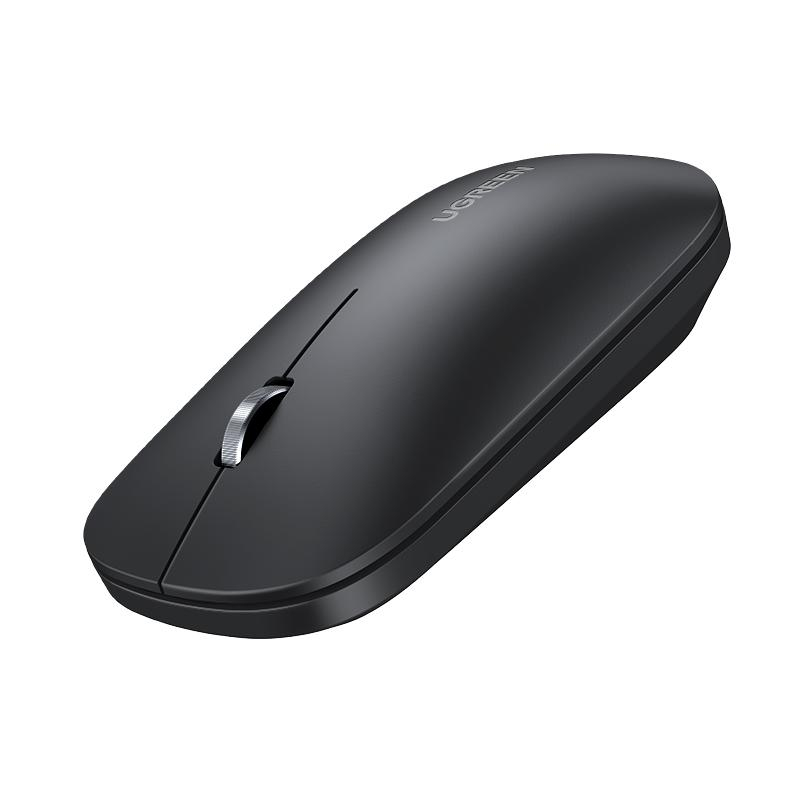 Мышь компьютерная Ugreen MU001 (90531) 4000dpi/2.4G/черный/WLS - фото 1