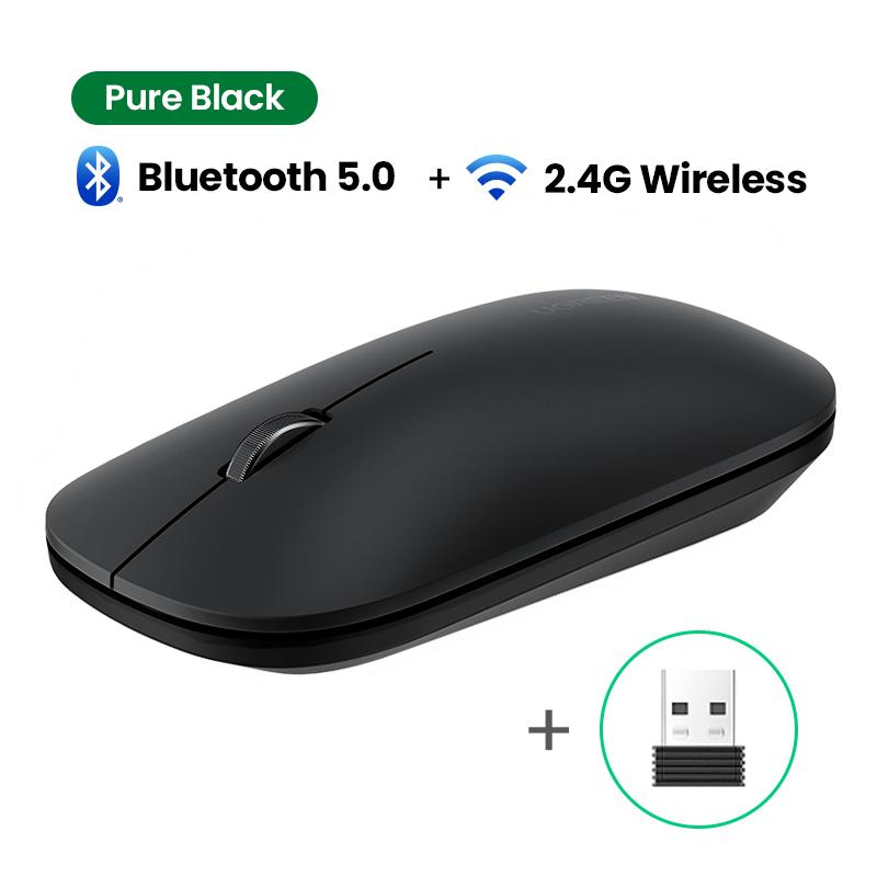 Мышь компьютерная Ugreen MU001 (90531) 4000dpi/2.4G/черный/WLS - фото 4