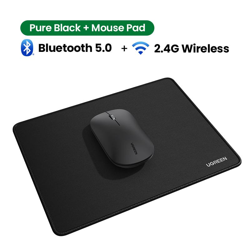 Мышь компьютерная Ugreen MU001 (90531) 4000dpi/2.4G/черный/WLS - фото 5