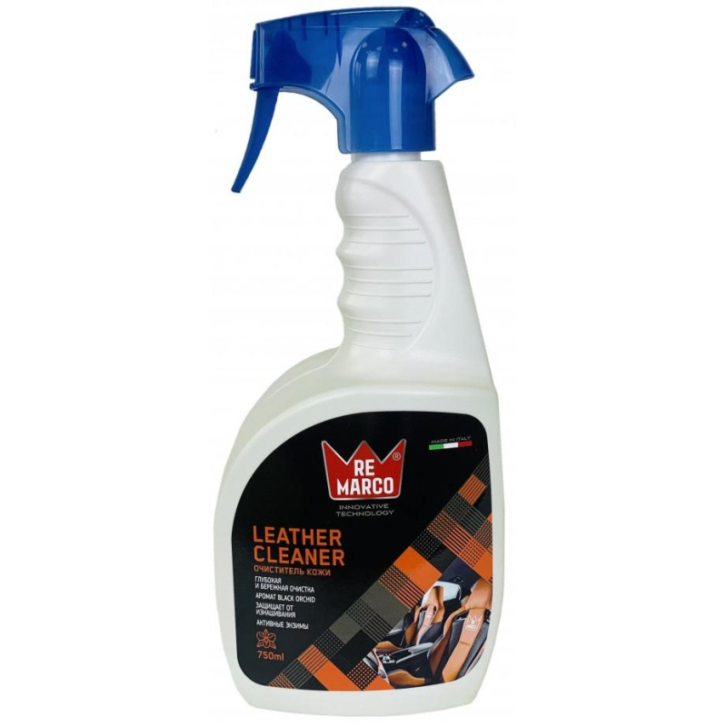 Очиститель кожи  LEATHER CLEANER  750 мл (триг.) RE MARCO - фото 1