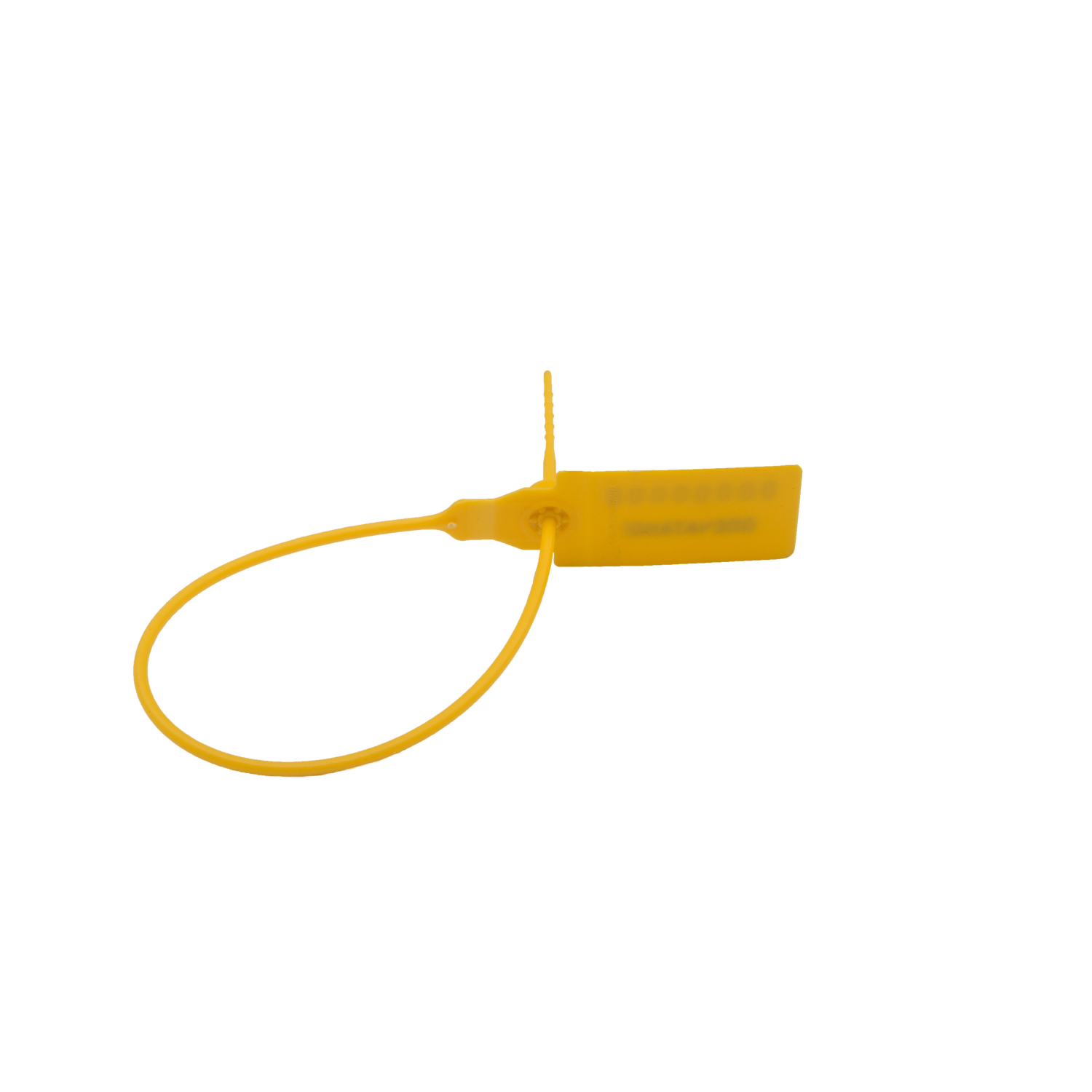 Пломба пластиковая номерная, одноразовая, 235 мм, желтые, 50 шт/уп - фото 3