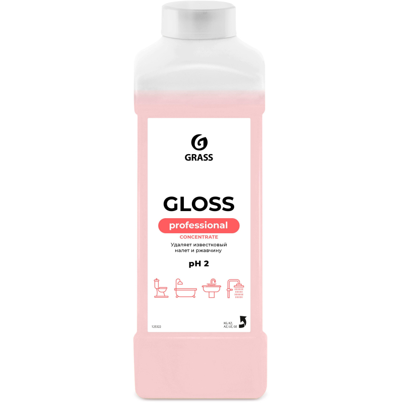 Профхим сантех кисл д/удален налета-ржавч Grass/Gloss Concentrate, 1л - фото 1