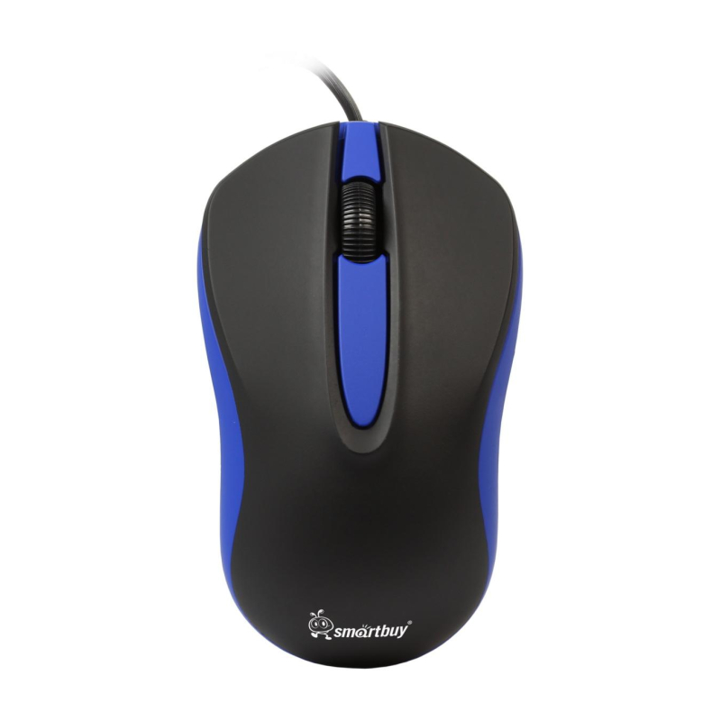 Мышь компьютерная Smartbuy ONE 329 проводная черно-синяя (SBM-329-KB)/100 - фото 1