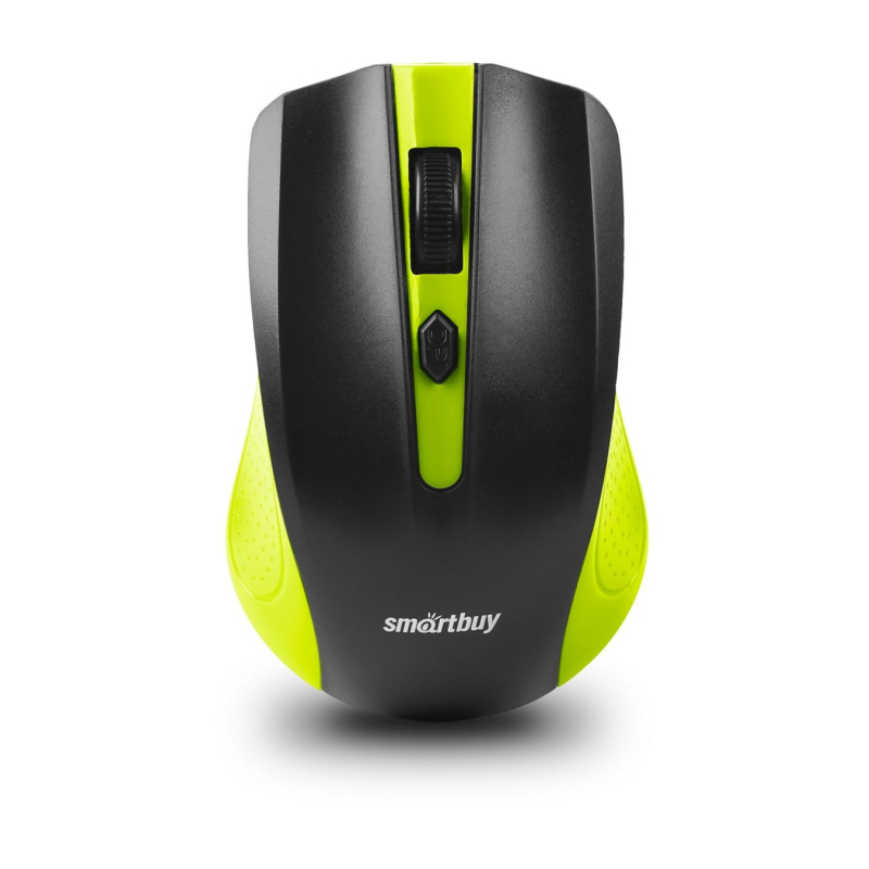 Мышь компьютерная Smartbuy ONE 352 зелено-черная WLS (SBM-352AG-GK)/60 - фото 1