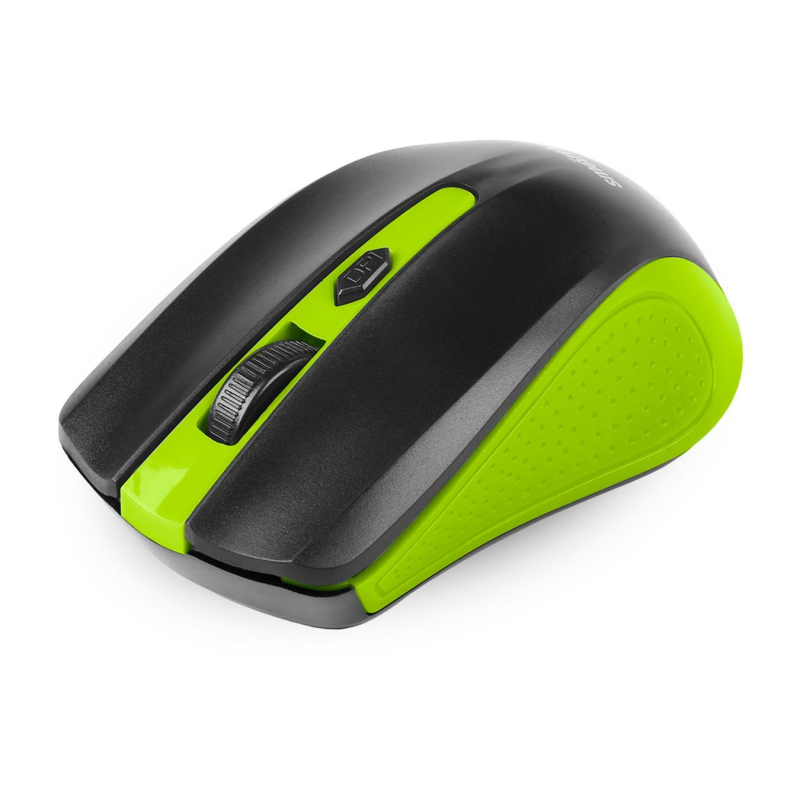 Мышь компьютерная Smartbuy ONE 352 зелено-черная WLS (SBM-352AG-GK)/60 - фото 3