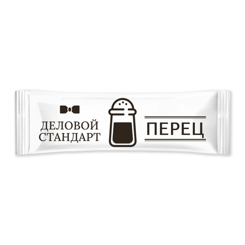 Перец порционный Деловой стандар в стиках по 0,3 г (800шт/уп)(уп с печатью) - фото 1