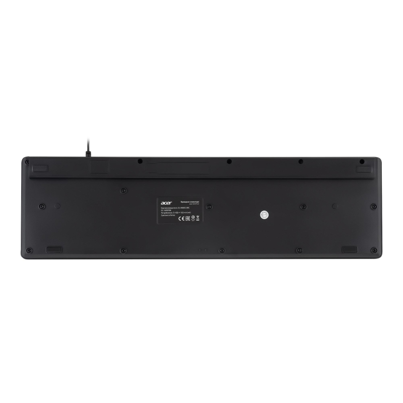 Клавиатура Acer OKW122 черный USB (ZL.KBDEE.00C) - фото 8