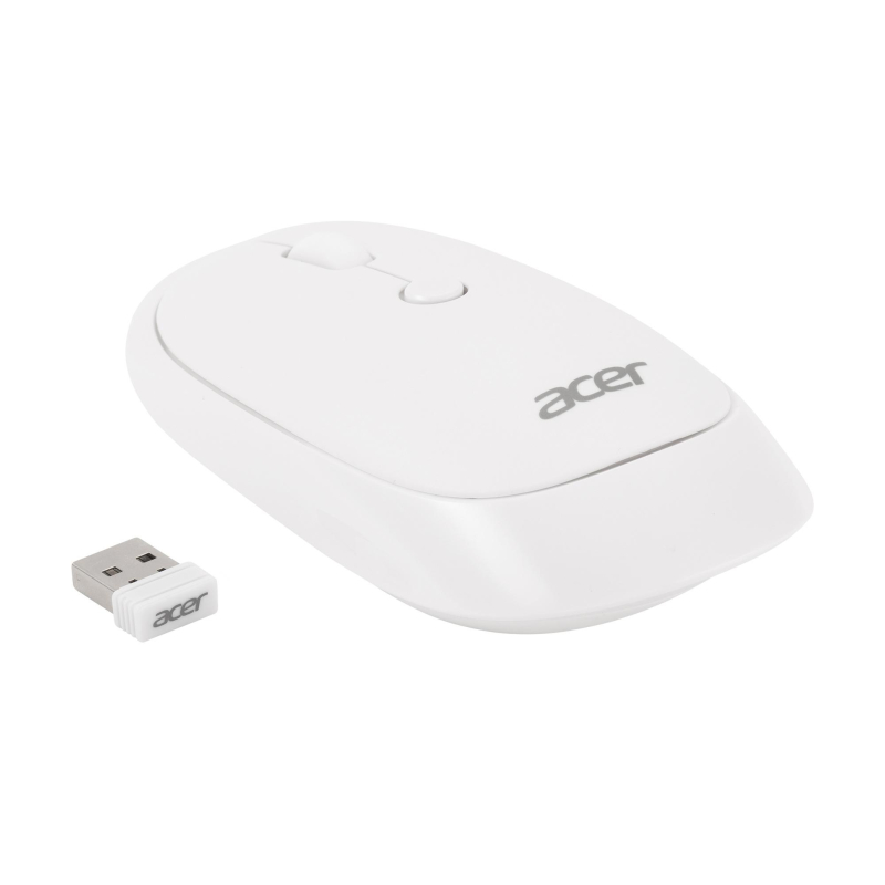 Мышь компьютерная Acer OMR138 белый (1600dpi) WLS USB (4кн) (ZL.MCEEE.01L) - фото 6