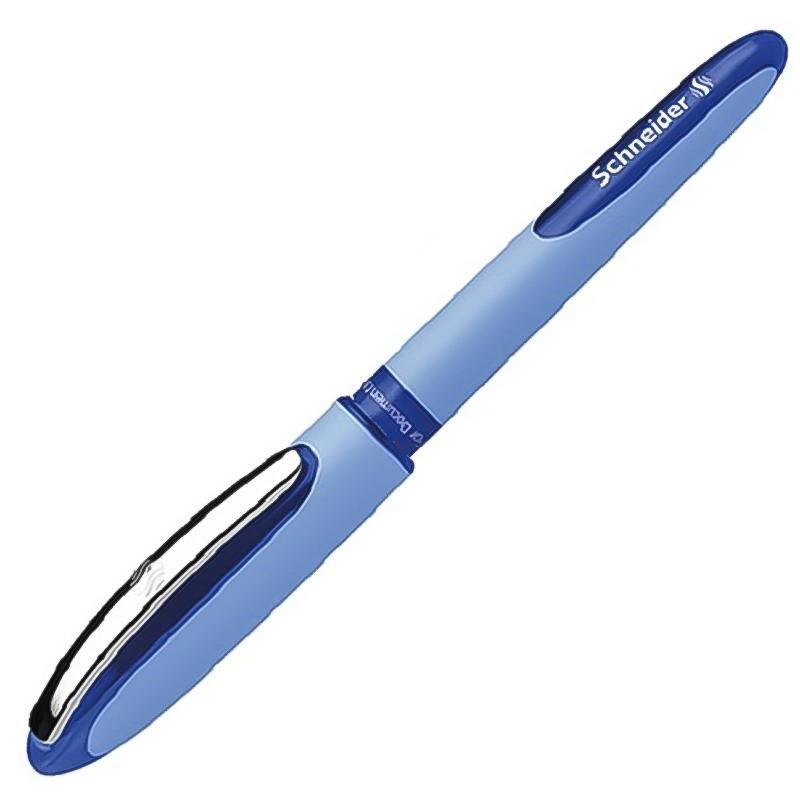 Роллер Schneider One Hybrid N 0,7мм игольчатый пишущий узел, синяя 183503 - фото 2