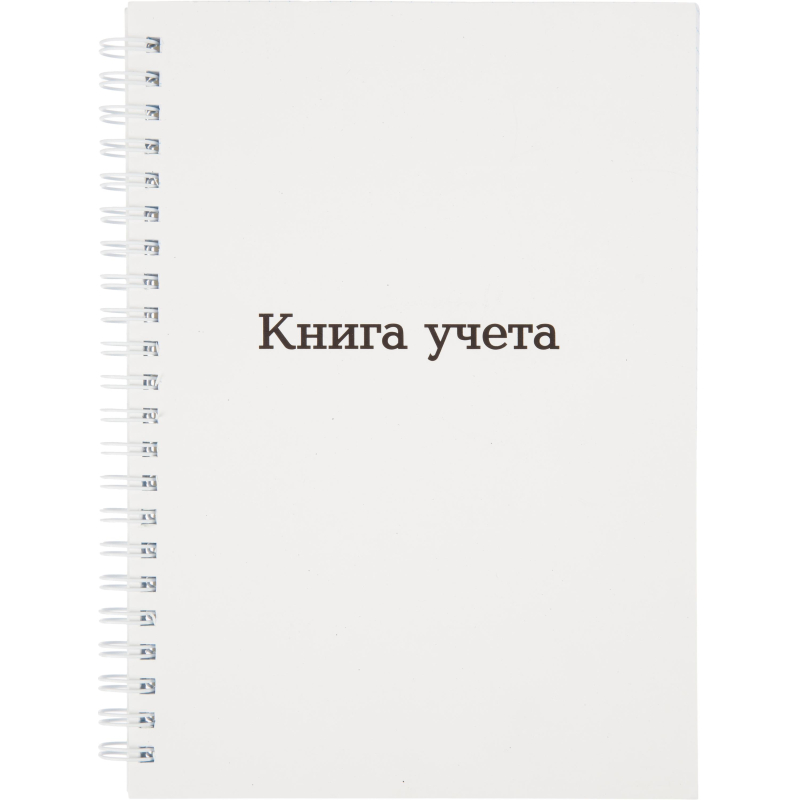 Книга учета Attache А5 96л клетка офсет картон мел. спираль - фото 4
