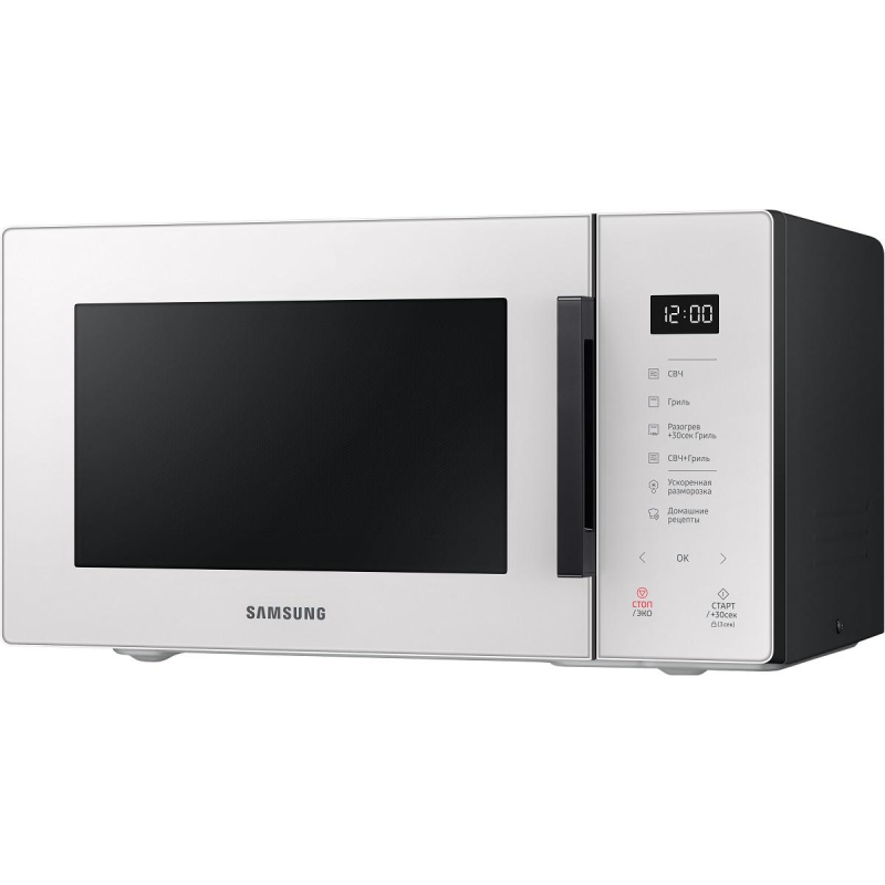 Микроволновая печь Samsung( MG23T5018AE/BW) 23л.,800Вт белый/черный - фото 3