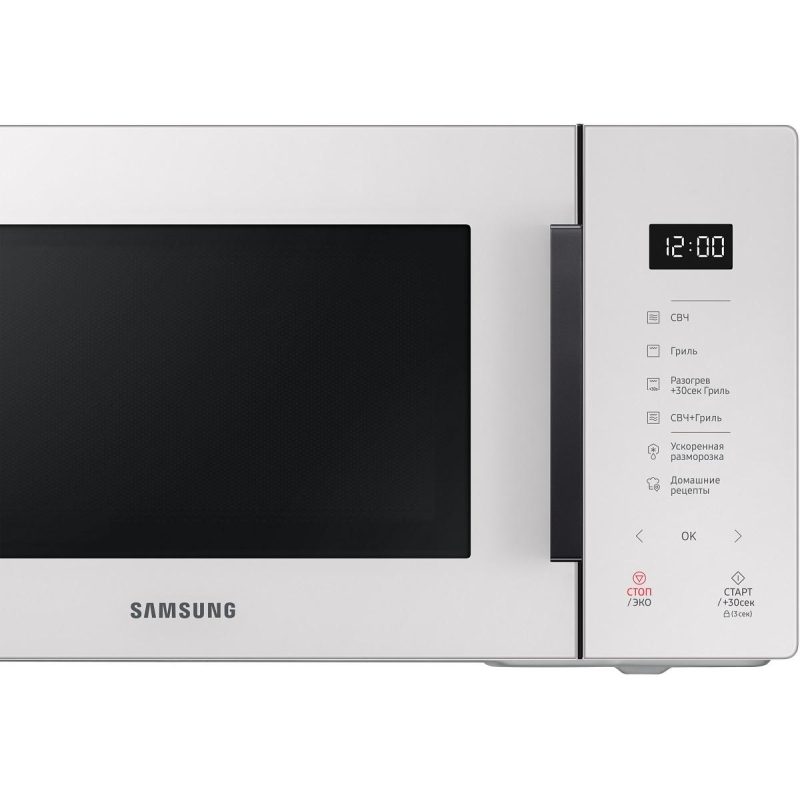 Микроволновая печь Samsung( MG23T5018AE/BW) 23л.,800Вт белый/черный - фото 6
