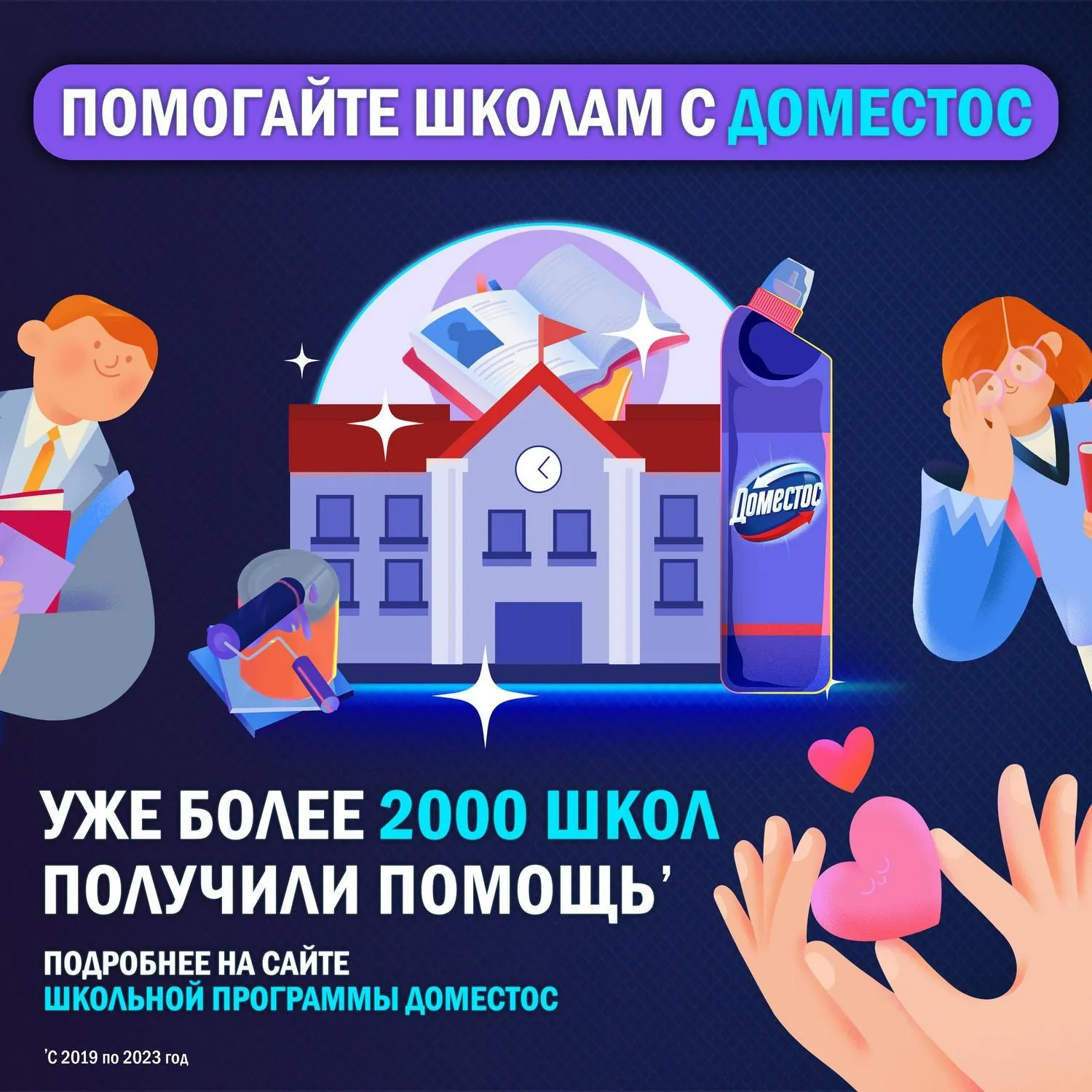 Средство для мытья пола ДОМЕСТОС улт гигиена 1000мл - фото 12